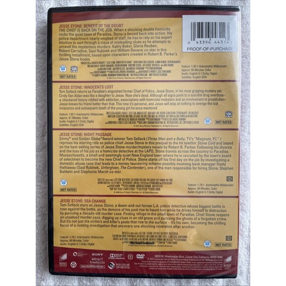 Jesse Stone Collection: Volume 2 (DVD) New - Tom Selleck - Picture 2 of 2